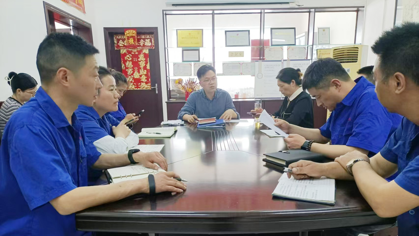 Dafeng Mingyue Bearing Bush Co. Ltd. a tenu sa cinquième réunion de travail mensuelle pour 2025